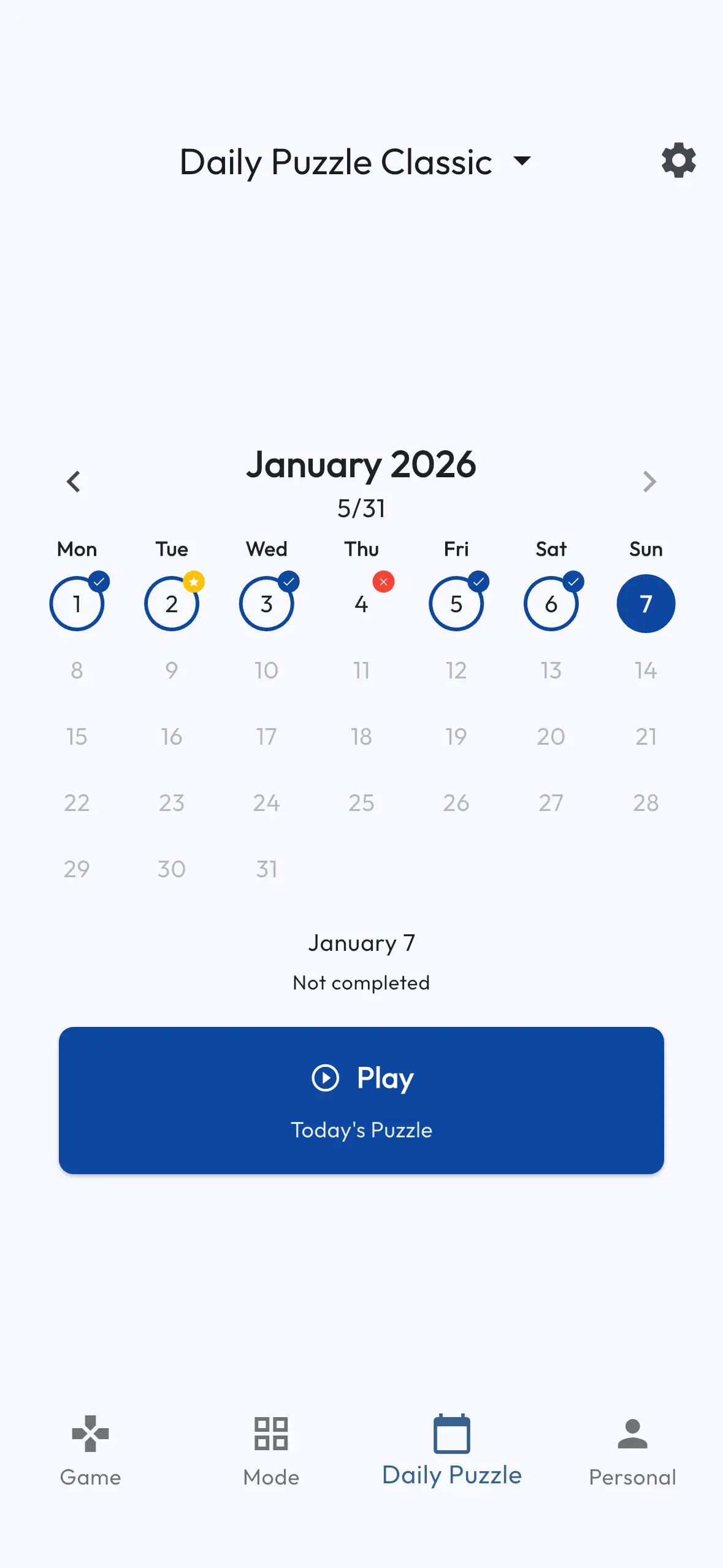 Daily Puzzles