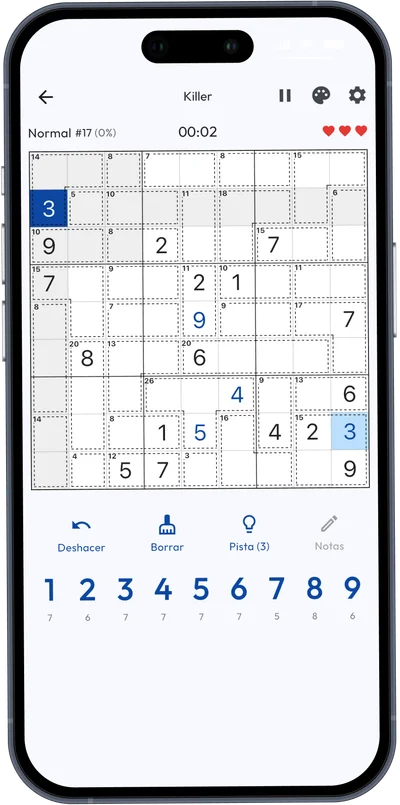 Modo Killer Sudoku Modo Killer Sudoku