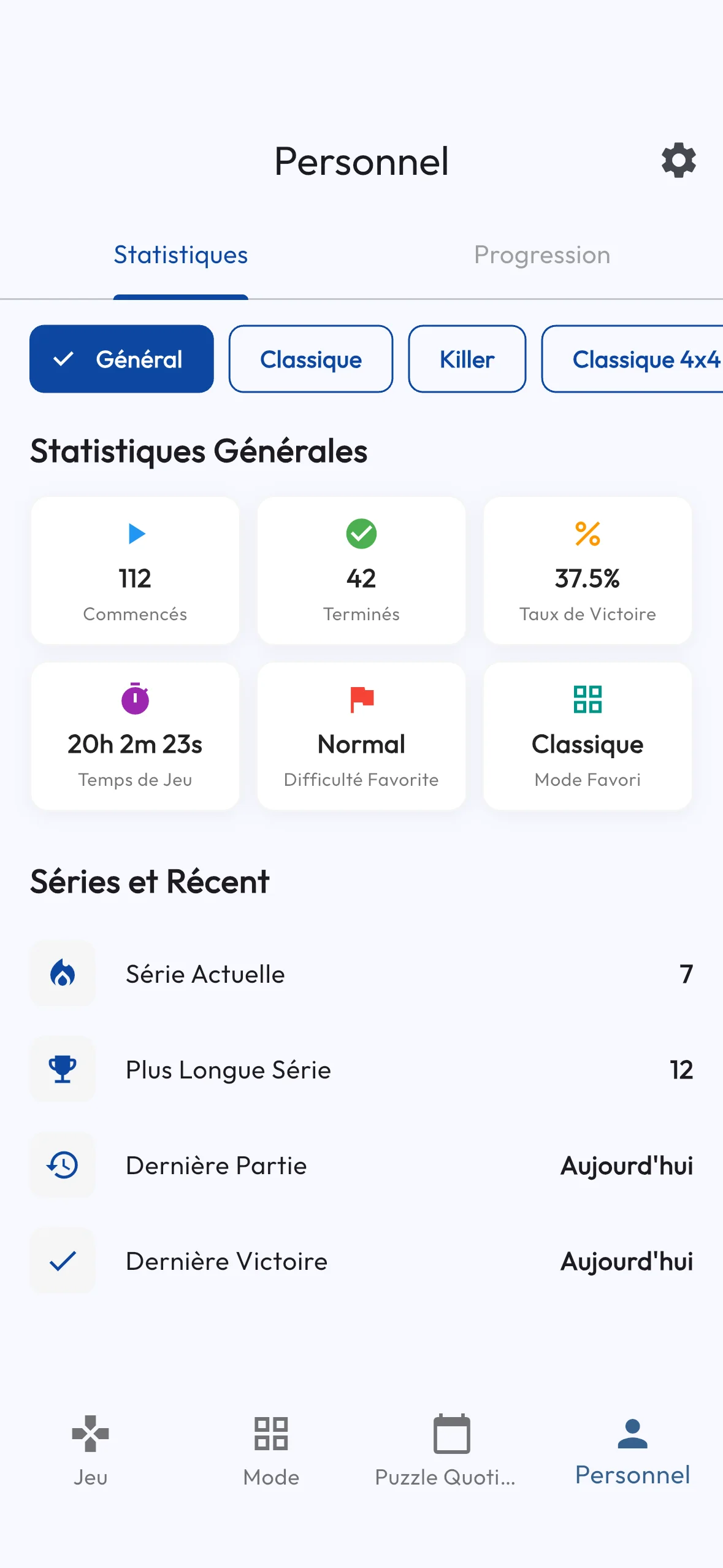 Suivez Votre Progression et Statistiques Suivez Votre Progression et Statistiques