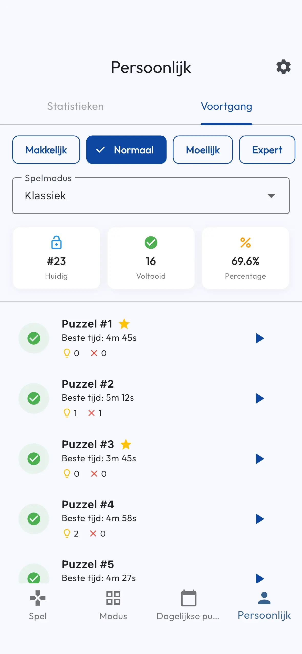 Volg Je Voortgang en Statistieken Volg Je Voortgang en Statistieken